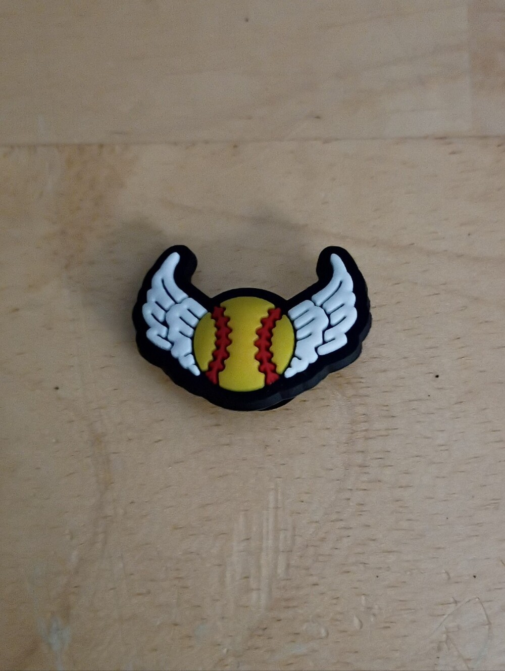 10 for $10 Jibbitz Croc Charms - Softball w/ Wings 2 - Sports - New Shoe Charm
